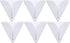 FGen 6pcs Self-Adhesive Triangle Type Wall Paste Towel Hook, Firmly Does Not Fall Off