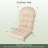 49" 23" 5" 1) Giantex Patio Adirondack Chair Cushion - x High Back Rocking Chair Cushion w/Fixing Straps, Durable