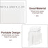 uxcell 50Pcs Hanging Ear Drip Coffee Filter Paper Bags, White for Travel, Camping, Home, Office