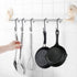 30 Pack 3 inch Heavy Duty S Hooks, Black S Shaped Hanging Hooks for Kitchenware, Pots, Utensils
