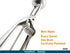 18/8 Stainless Steel Ice Cream Cupcake Muffin Scoop - 3.4 Tablespoon Cupcake Muffin Batter Dispenser