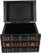 Wooden Jewelry Box, Book Shaped Storage Case, Antique Fake Books Decor for Home Office Car Decoration