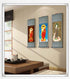 Zzooi Ksitigarbha Silk Hanging Scroll Wall Art, Ksitigarbha Bodhisattva