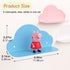 UGQIN Expansion,3 Pack Set Tonie Shelf Metal Mini Cloud Shelf (Blue, Pink, White) for Tonie Figures, Increases Capacity