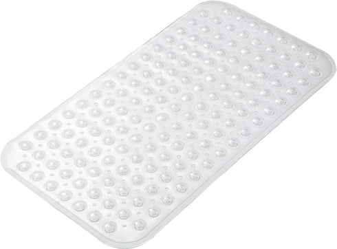 AmazerBath Bath Tub Mat - Medium Size Non-Slip Shower Mats with Suction Cups, Machine Washable