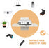 PS4/Cable (1 BiJun Projector Shelf for Wall, Floating Entertainment TV Shelves Wall Mounted Projector Speaker