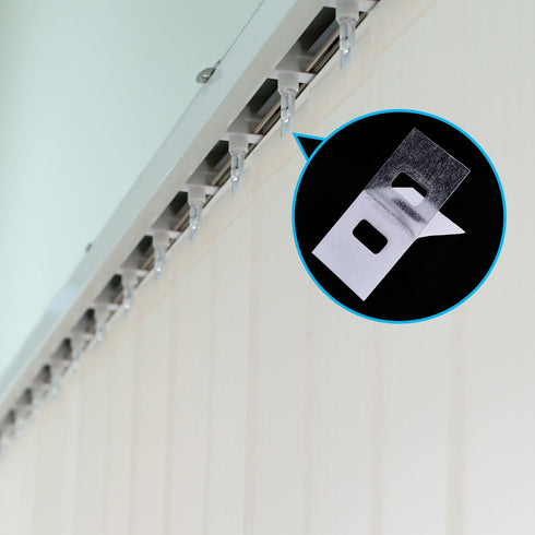 TOODOO Vertical Blind Repair Tabs, Vertical Blind Vane Saver, Clear, 30