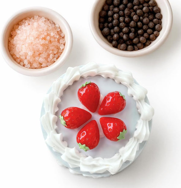 2.5-Inch Cute Spice Grinder Strawberry Cake Style for Pepper, Seasonings & Herbs