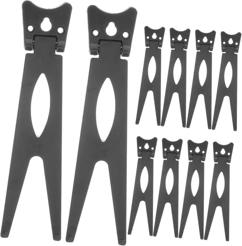ADOCARN 10pcs Photo Frame Stand, Easel Back Support for Desktop Display, Plastic Crystal Kickstand