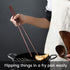 Donxote Wooden Noodles Kitchen Cooking Frying Chopsticks, 16.5 Inches, Brown, Set of 2 Pairs