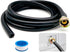 Leakproof Dehumidifier Drain Hose - 3/4 Inch FHT Connection Brass Interface, 12 Feet Thickened Hose for Dehumidifiers