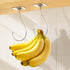 Latoxcaa Self Adhesive Banana Hook Under Cabinet Foldable, 2 Pack Heavy Duty