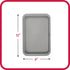 GoodCook Set of 2 Nonstick Steel 13" x 9" Cake Baking Pans with Covers, Gray