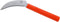 Zenport K206P Stainless Steel Sickle, A+ Grade, Plastic Handle, 4.3-Inch Blade , Orange