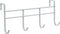 Spectrum Diversified Four Over the Door Hook, White