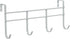 Spectrum Diversified Four Over the Door Hook, White