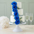 Bright Creations Blue Roses Artificial Flowers, Set of 50 Stemless Silk Roses, Royal Blue Faux Bouquet Decor