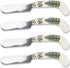 Spode Christmas Tree Cheese Spreaders, Set of 4, 4.75" Stainless Steel Butter Knife