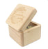 Sinzyo Natural Wooden Music Box with Customizable Photos, Wind Up Musical Box Gifts for Christmas, Birthday,
