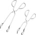 Stainless Steel Kitchen Scissor Tongs Set - 2-Piece (10/13 Inch) for Cooking, Grilling, Serving