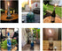 Wine Bottle Torch Kit 8 Pack, Includes 8 Long Life Torch Wicks, Brass Wick Mount & Lamp Cover (13.7 Inch, Bottle Not