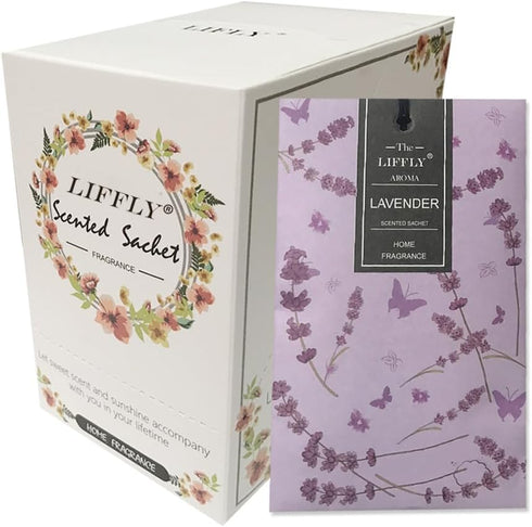 14 Packs Lavender Scented Sachets for Closets and Drawers