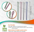 Reusable Long Silicone Cooking Chopsticks with Spoon 12 Inches Dishwasher Safe BPA-free Non-Slip Pastel Color Kitchen utensils Made in Korea (Pastel Grey)