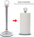 Sumnacon Countertop Countertop Paper Towel Holder,Crystal Free Standing Paper Towel Roll Holder for Bathroom Bling