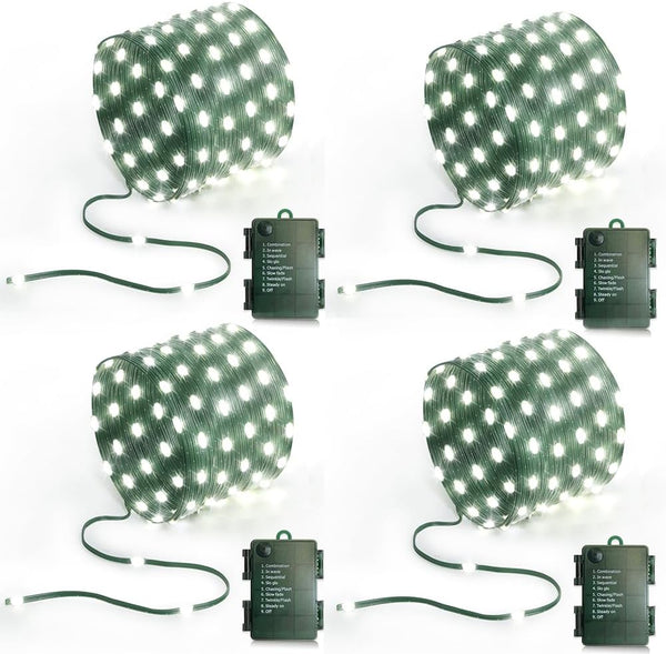 16.5ft Battery Operated String Lights(4 Pack), 50 LED Twinkle Fairy String Lights