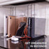 Bee Neat Closet Organization with Acrylic Clear Shelf Dividers - 2 Pack Shelf Separators for Clothes, Towels, and Books