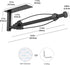 SUS304 VAEHOLD Self Adhesive Paper Towel Holder Under Cabinet Mount, Wall Mounted Paper Towel Roll Holder with Damping