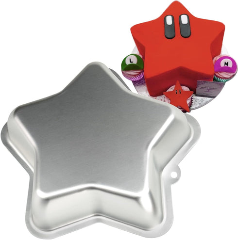 8 Inch Star Shaped Cake Pan, Five-pointed Aluminum Nonstick Mould for Birthday, Wedding, Anniversary Cake Baking