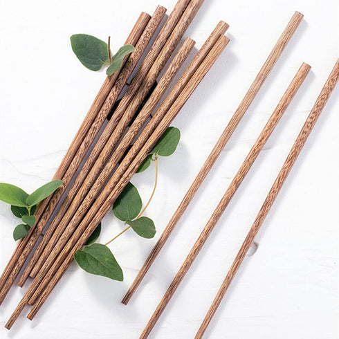 16.5 Inch Long Wooden Cooking Chopsticks, 10 Pairs for Hot Pot, Frying, Noodle Cooking