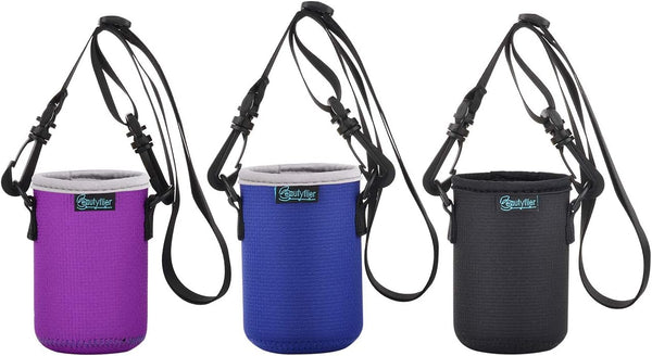 Beautyflier Neoprene Can Sleeve with Adjustable Shoulder Strap for 12 Ounce Energy Drink, Beer Can Holder
