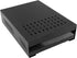 Stainless Steel Drawer Type Coffee Knock Box, Large Capacity Espresso Container, Detachable with Non-Slip Base, Black