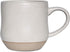 Bosmarlin Large Stoneware Speckled Coffee Mug - Big Ceramic Tea Cup, 17 Oz, Dishwasher and Microwave Safe (White, 1)
