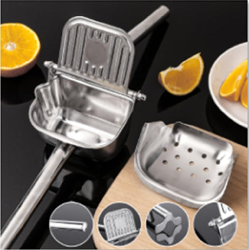 304 Large Lemon Squeezer, Stainless Steel Citrus Juicer, Heavy duty Manual Juicer For Citrus, Orange, lemon and Other