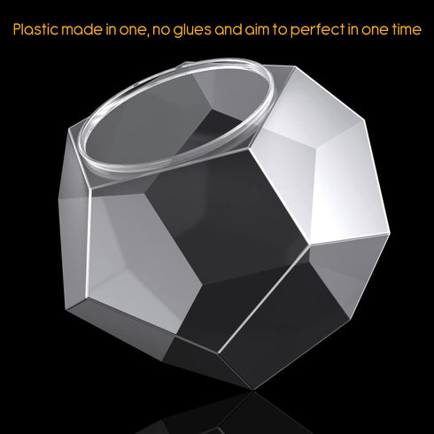 RUSFOL Large-Capacity 12-Sided Polygon Coffee Pods Holder for Nespresso Vertuoline Capsule