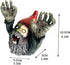 ZWFDC Resin Zombie Gnomes Garden Decor, 4.13 Inch Garden Sculptures & Statues for Outdoor Walking Dead Decorations
