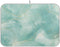 Dish Drying Mats for Kitchen Counter, Green Turquoise Microfiber Drying Mat for Sink Dishes Medium Size