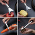 Kyraton Y Shaped and I Shaped Potato Vegetable and Fruit Peelers, Quality Stainless Steel, Set of 2