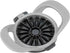 PrepWorks by Progressive 16-Slice Thin Apple Slicer and Corer with Attached Safety Cover - Dishwasher Safe (Grey)