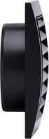Vent Systems 4'' Inch Anthracite Louvered Air Vent Covers, Pack of 2 Bathroom Exhaust Vents, Keeps Out Insects and
