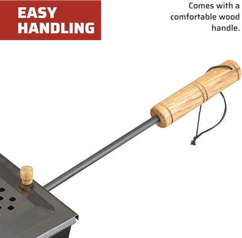 Camp Chef Popcorn Popper for Campfire - Make 3.5 Quarts of Popcorn - Camp Cooking System Accessories