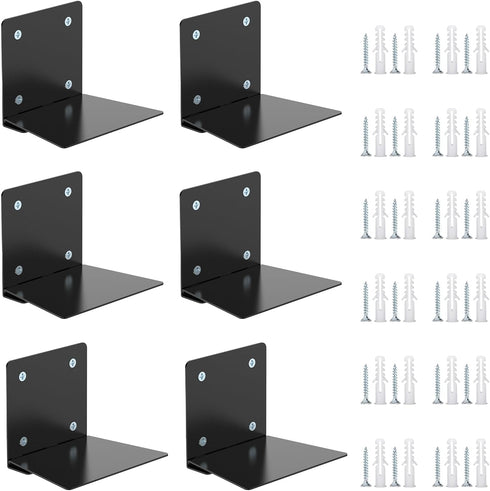Eapele Invisible Floating Bookshelf, Heavy-Duty Hanging Bookshelves, Steel Constructed Wall Mounted Hidden