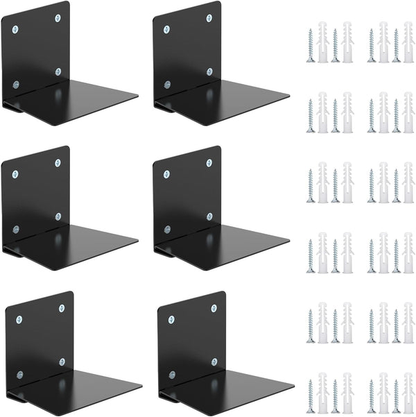 Eapele Invisible Floating Bookshelf, Heavy-Duty Hanging Bookshelves, Steel Constructed Wall Mounted Hidden