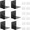 Eapele Invisible Floating Bookshelf, Heavy-Duty Hanging Bookshelves, Steel Constructed Wall Mounted Hidden