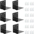 Eapele Invisible Floating Bookshelf, Heavy-Duty Hanging Bookshelves, Steel Constructed Wall Mounted Hidden
