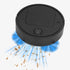 Robot Vacuum Cleaner, 4 in 1 Portable USB Rechargeable Mini Smart Sweeper with 450ml Large Capacity Dust Box