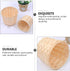 HANABASS 5 Pcs Desktop Weaving Storage Basket, Small Wood Woven Box for Crafts, Toys, Jewelry Organizer